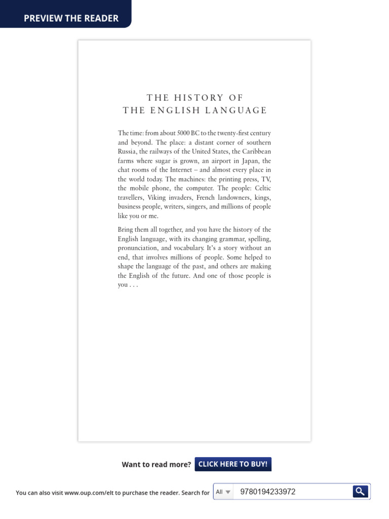 The History of The English Language | PDF | Celts | Celtic Britons