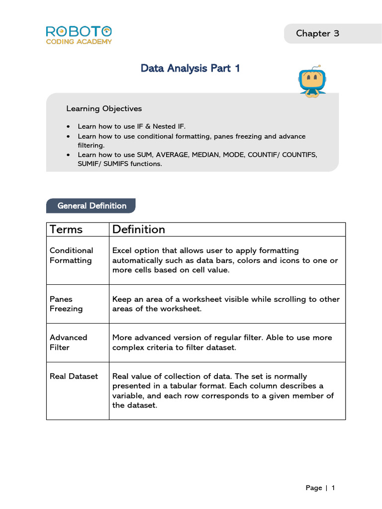 Excel Data Analysis Techniques | PDF | Microsoft Excel | Computer ...