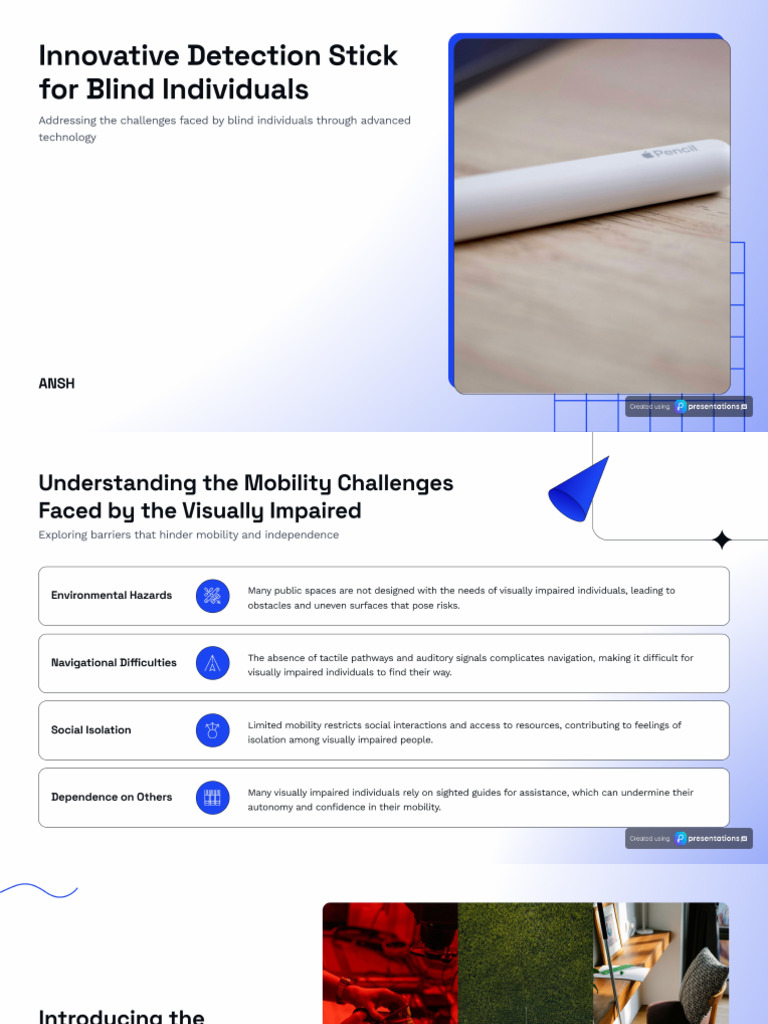 Assistive Technology For The Blind - Project Overview | PDF