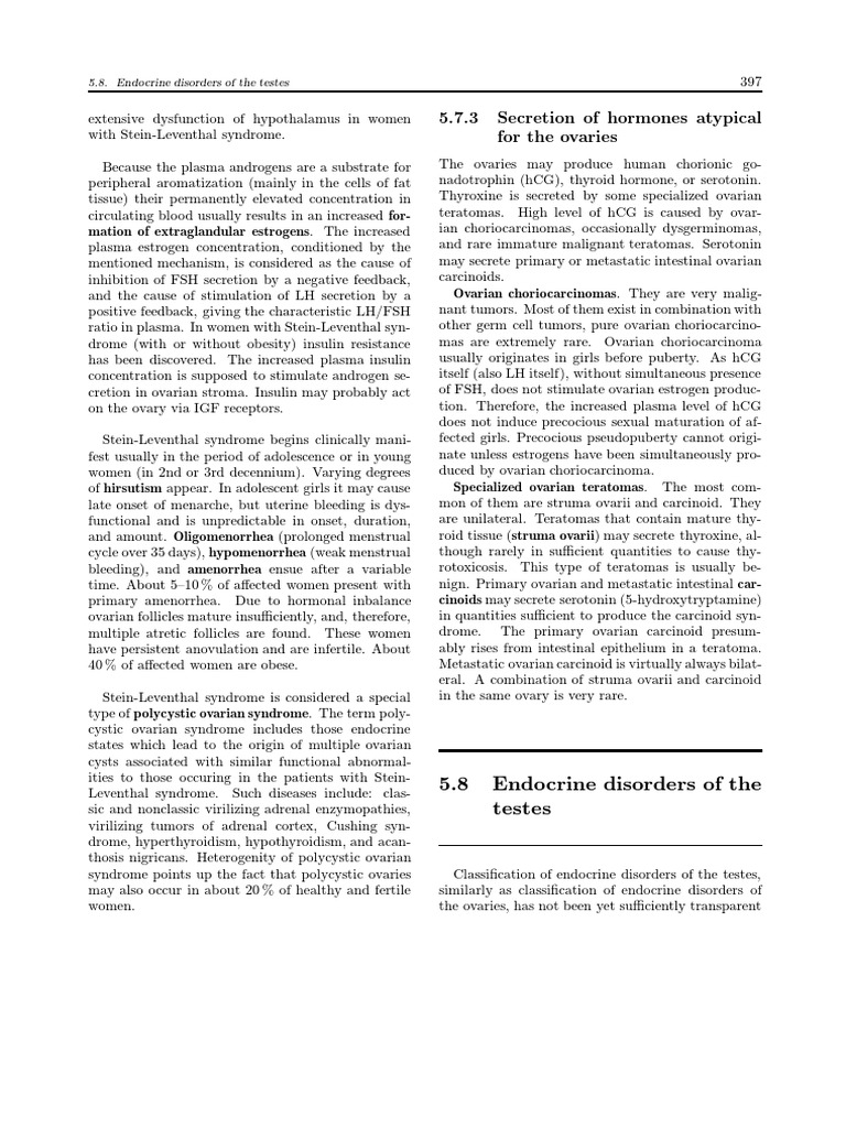 Endocr 8 | PDF | Ovary | Luteinizing Hormone