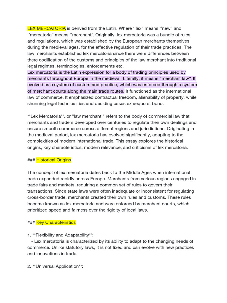 Trade Law Unit 1 | PDF | World Trade Organization | Most Favoured Nation