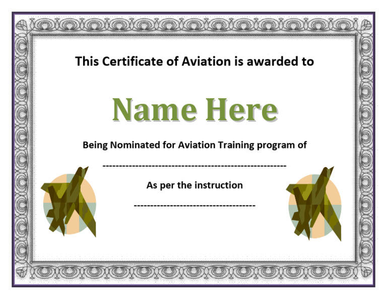 AVIATION CERTIFICATE COURSES FREE visual data 8