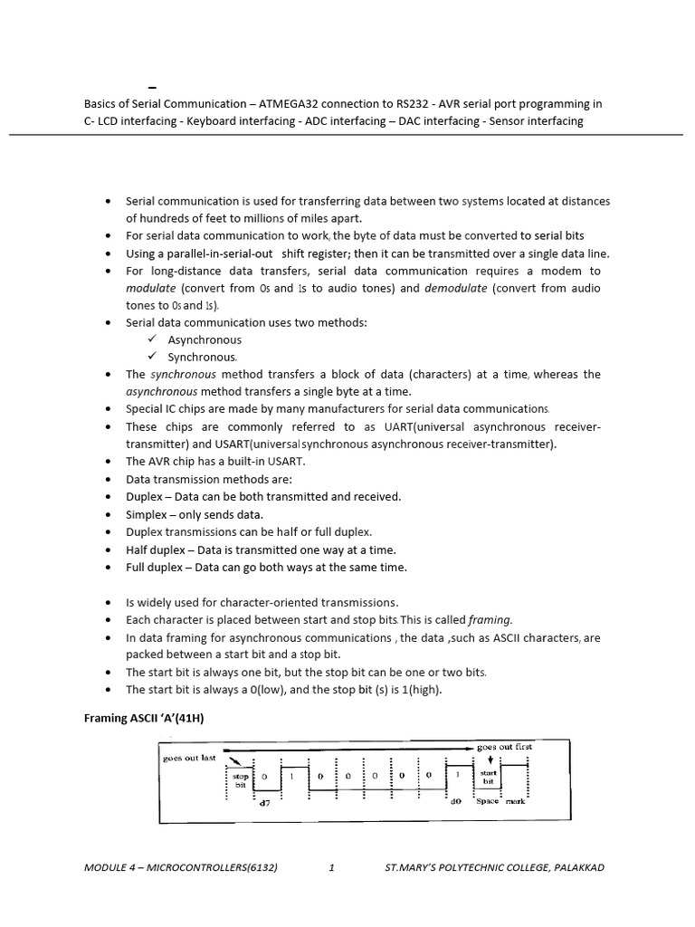MC - Module 4 | PDF | Analog To Digital Converter | Digital To Analog ...