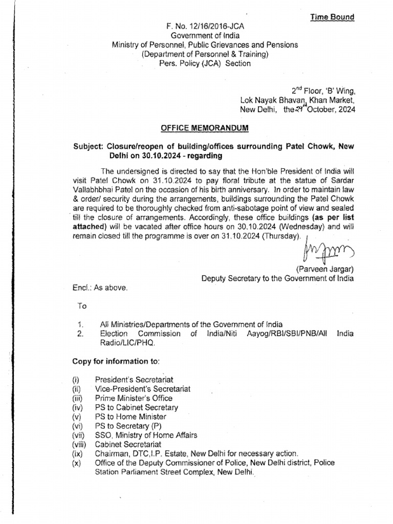 Closure Reopen of Building Offices | PDF