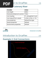 OrcaFlex Training Course Overview | PDF | Waves | Spreadsheet