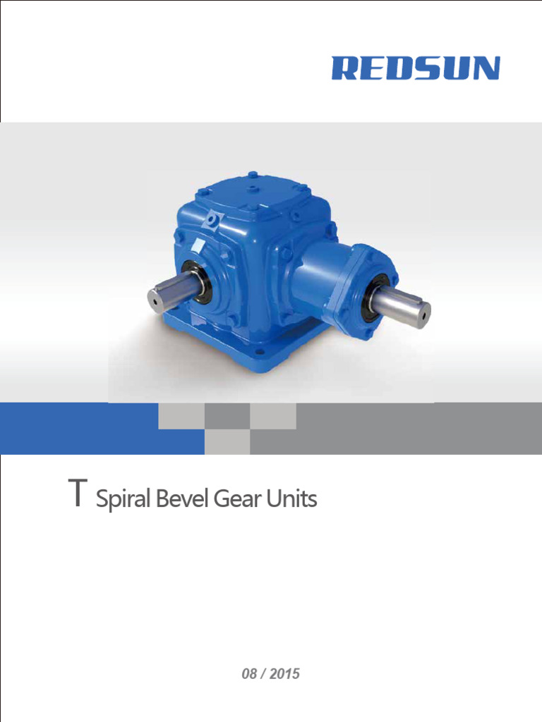 Spiral bevel gear units pdf gear manufactured goods