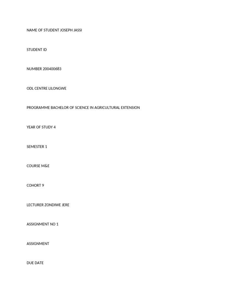 Attachment | PDF | Evaluation | Monitoring And Evaluation