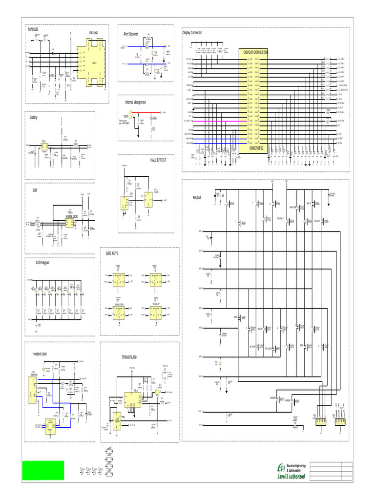 Display Connector Alert Speaker Mini Usb Miniusb: Sim Block | PDF ...