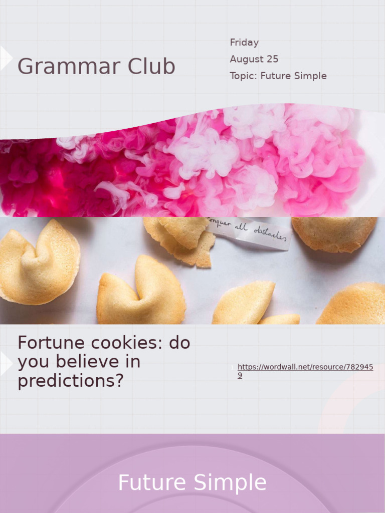 Future Simple Grammar Workshop | PDF