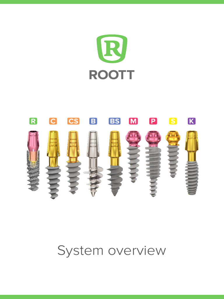Roott2022 Catalogue | PDF | Dental Implant | Dentistry Branches