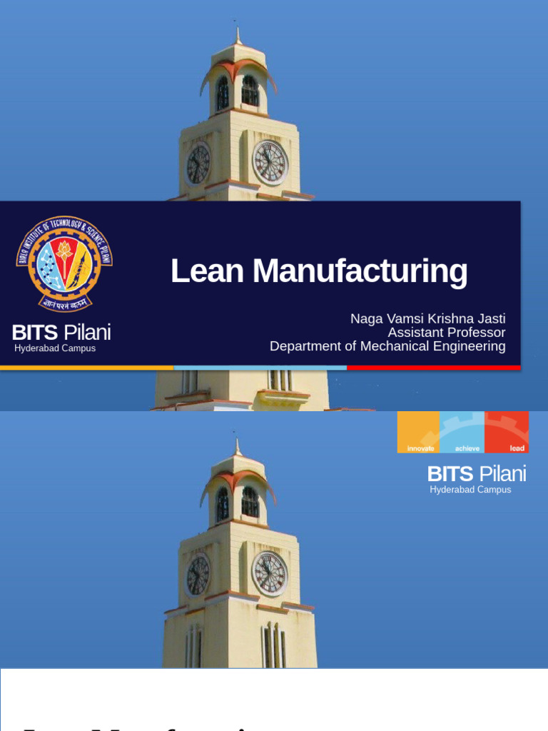 Manufacturing Excellence L10 | PDF | Lean Manufacturing | Inventory