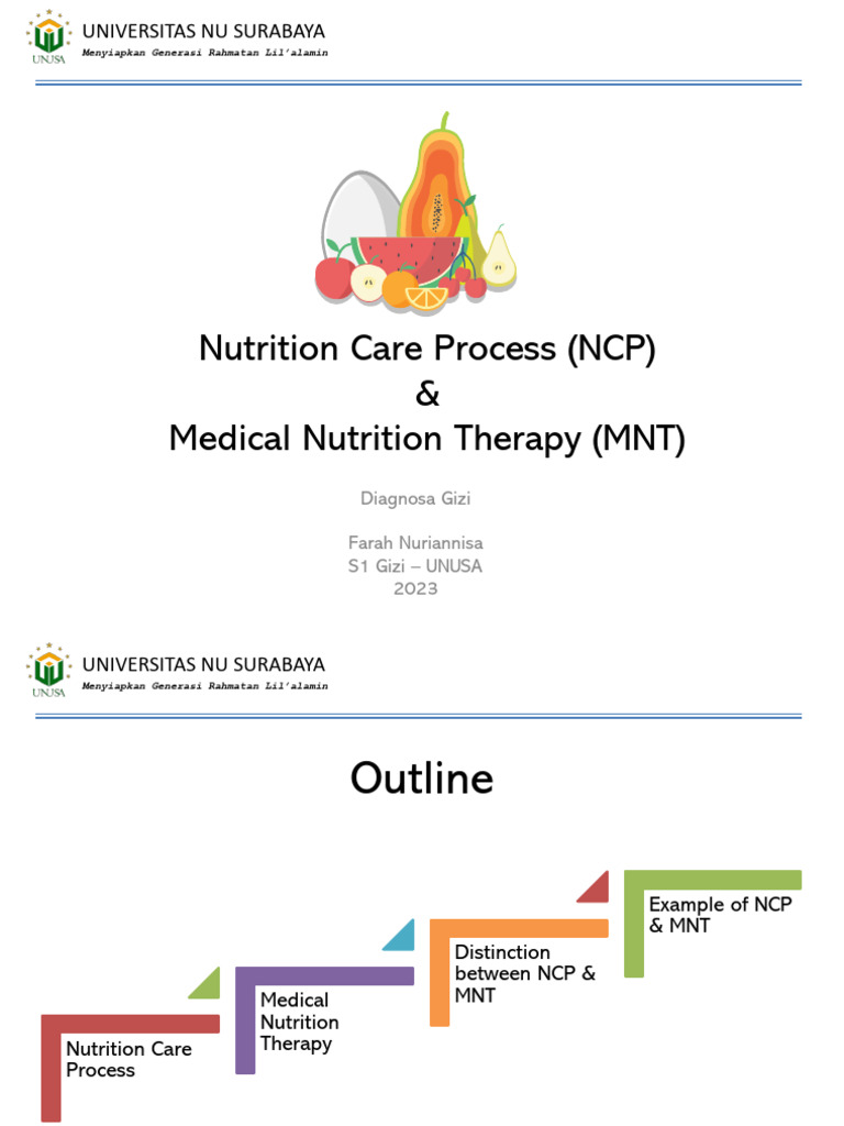Nutrition Care Process & Medical Therapy | PDF | Dietitian | Medical ...
