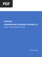 Ethiopia 2025 Revised DSA Rates Proposal | PDF | Cost Of Living | Per Diem