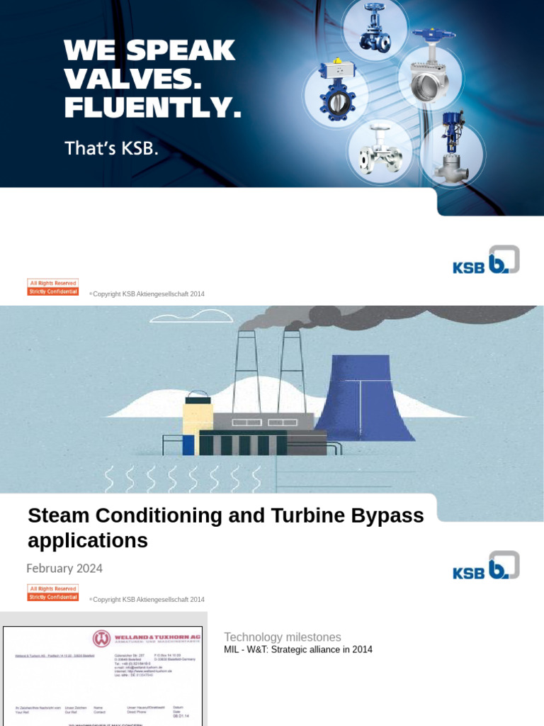 Steam Conditioning and Turbine Bypass Applications Rev 2 | PDF | Energy ...