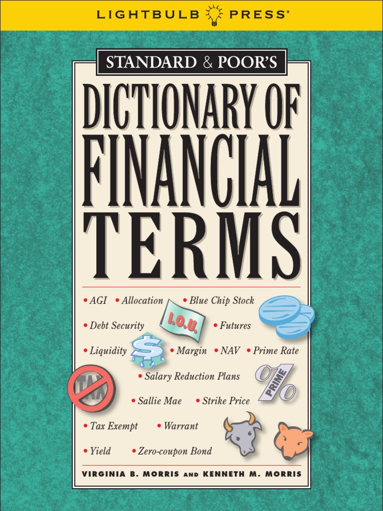 Standard & Poor's Dictionary of Financial Terms PDF Life Annuity American Depositary Receipt