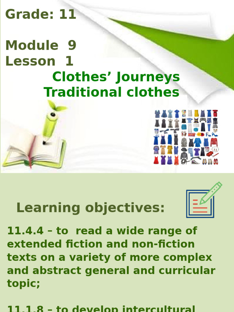 Exploring Traditional Clothes Worldwide | PDF | Language Arts & Discipline