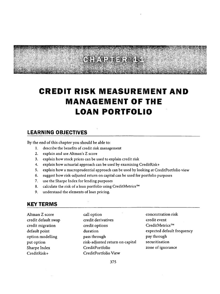 Credit Analysis and Lending Management 4th Ed 3-3 (C11!12!13 - 16 ...