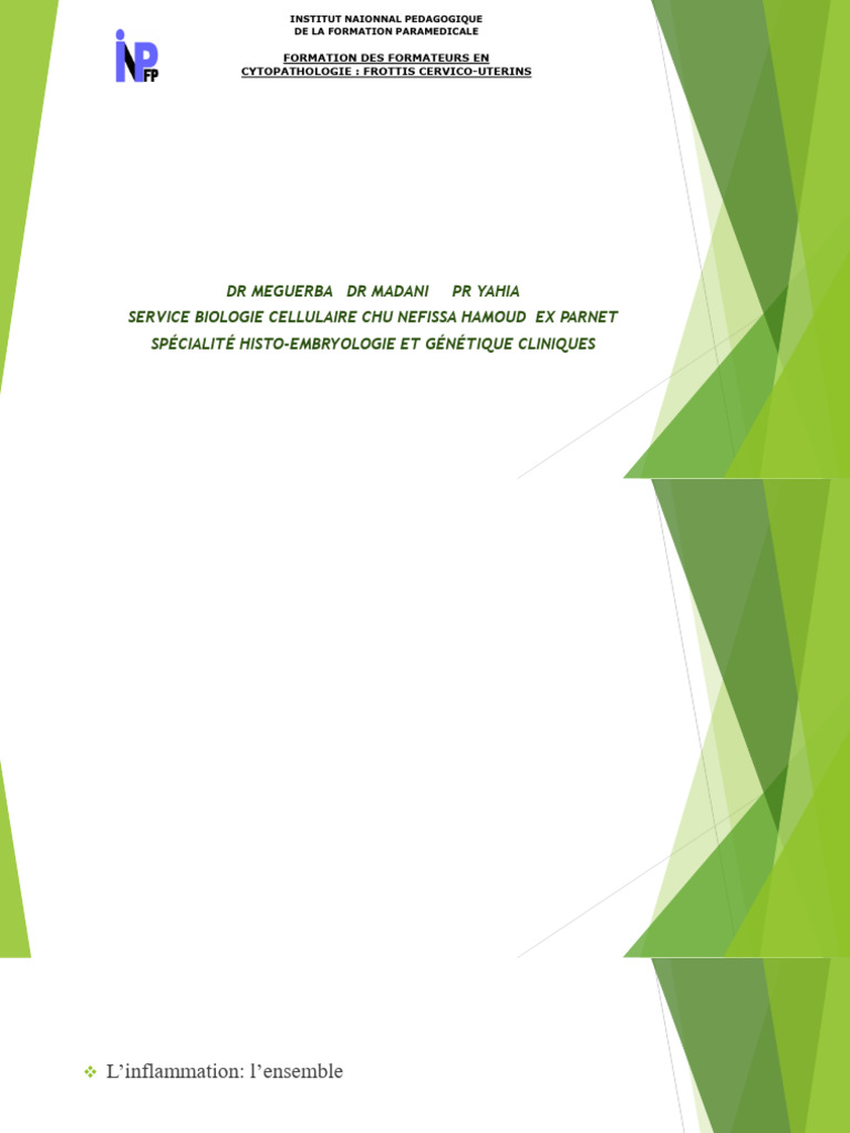 Infections et Modifications du Col Uterin | PDF | Lactobacille | Noyau ...