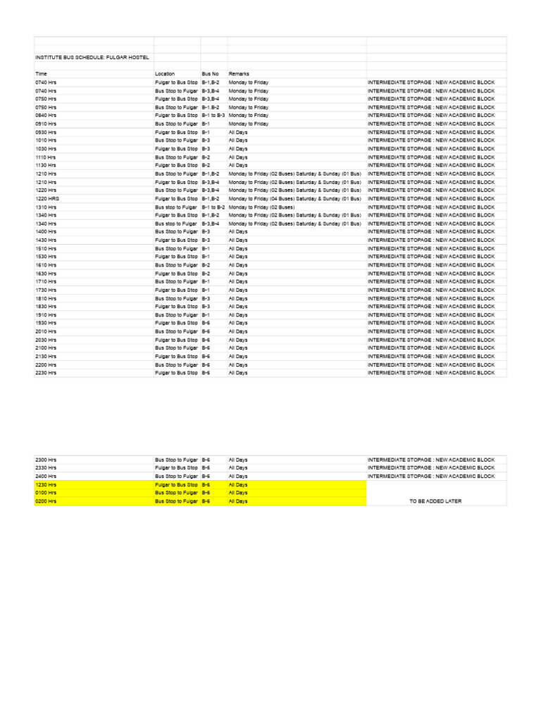 Bus schedule pdf bus bus transport