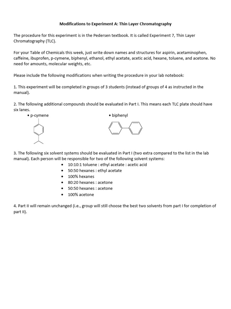 Expt+A Modifications | PDF | Science & Mathematics