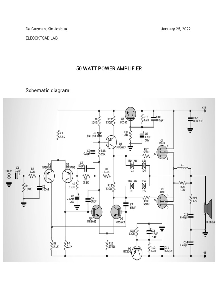 Schematic Diagram | PDF