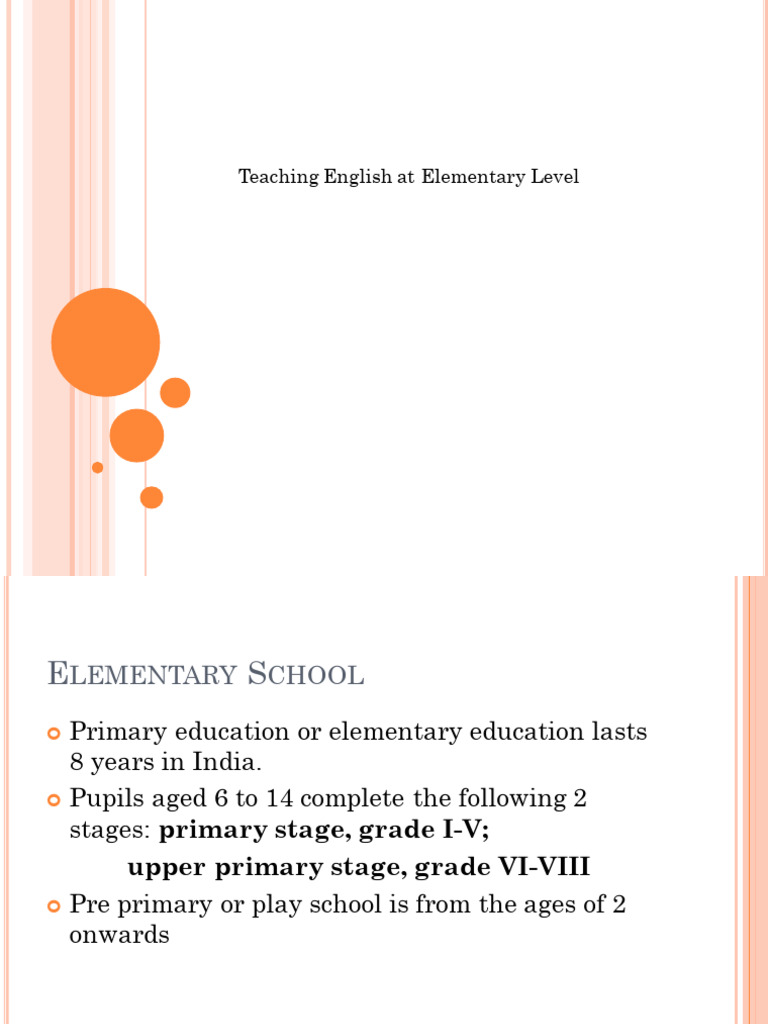 Teaching English in Elementary Schools | PDF | Curriculum | Teachers