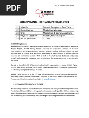 Graphic Designer- Part Time