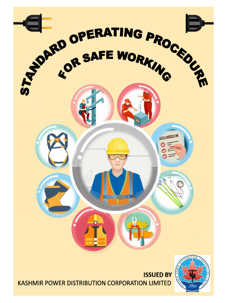SoP For Safe Working-KPDCL | PDF | Capacitor | Electrical Substation