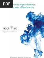 Accenture Achieving High Performance the Value of Bench Marking
