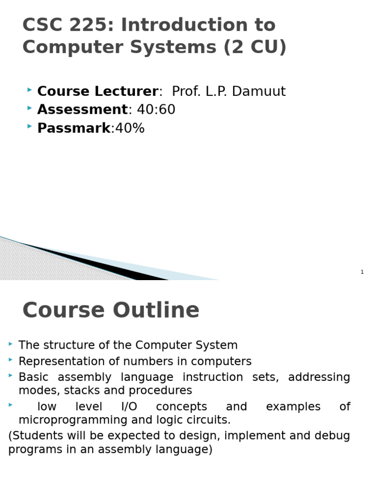 Introduction to Computer Systems Course | PDF | Assembly Language ...