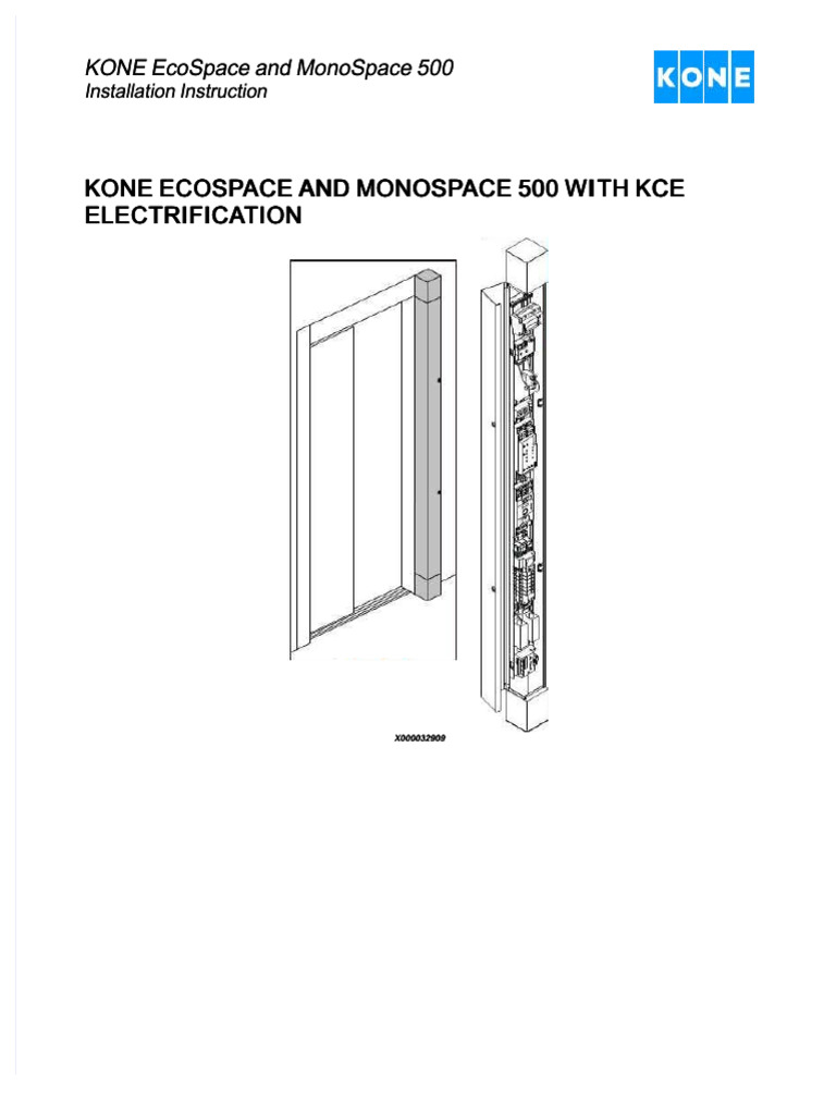 KONE EcoSpace & MonoSpace 500 Guide | PDF | Elevator | Electrostatic ...