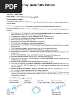 Staff Gate Pass | PDF