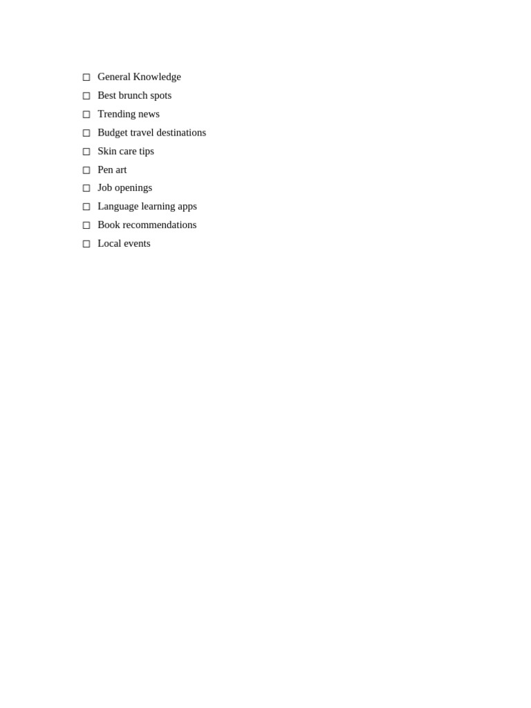 General knowledge pdf