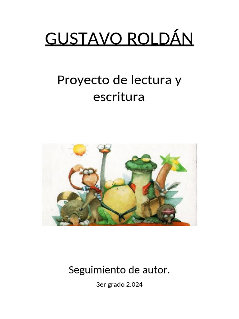 GUSTAVO ROLDÁN Portada | PDF