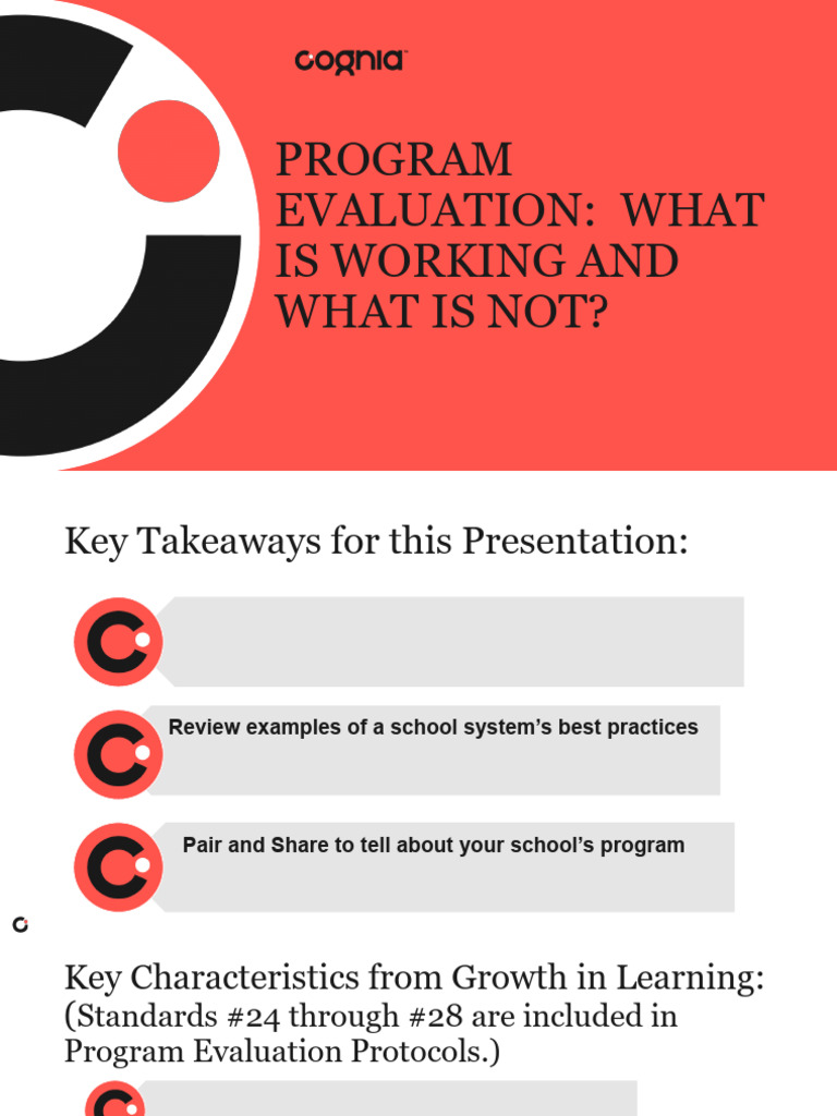 Program Evaluation Insights for Schools | PDF | Program Evaluation ...