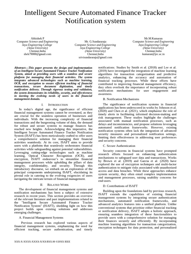 Ieee paper isaft pdf security computer security