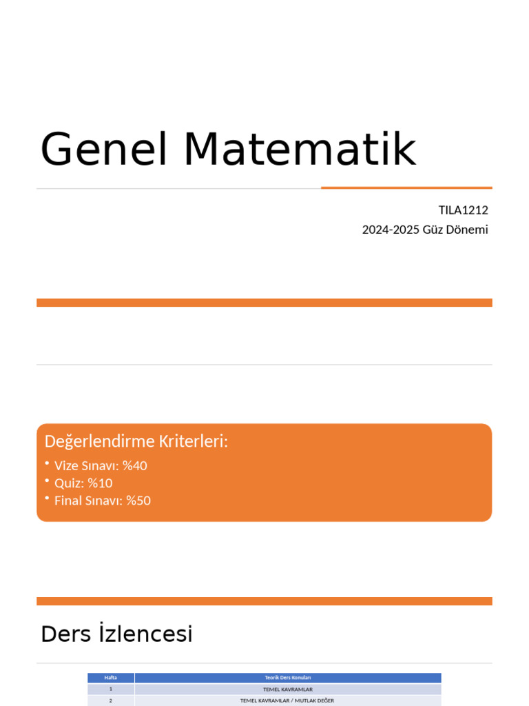 Hafta Temel Kavramlar | PDF