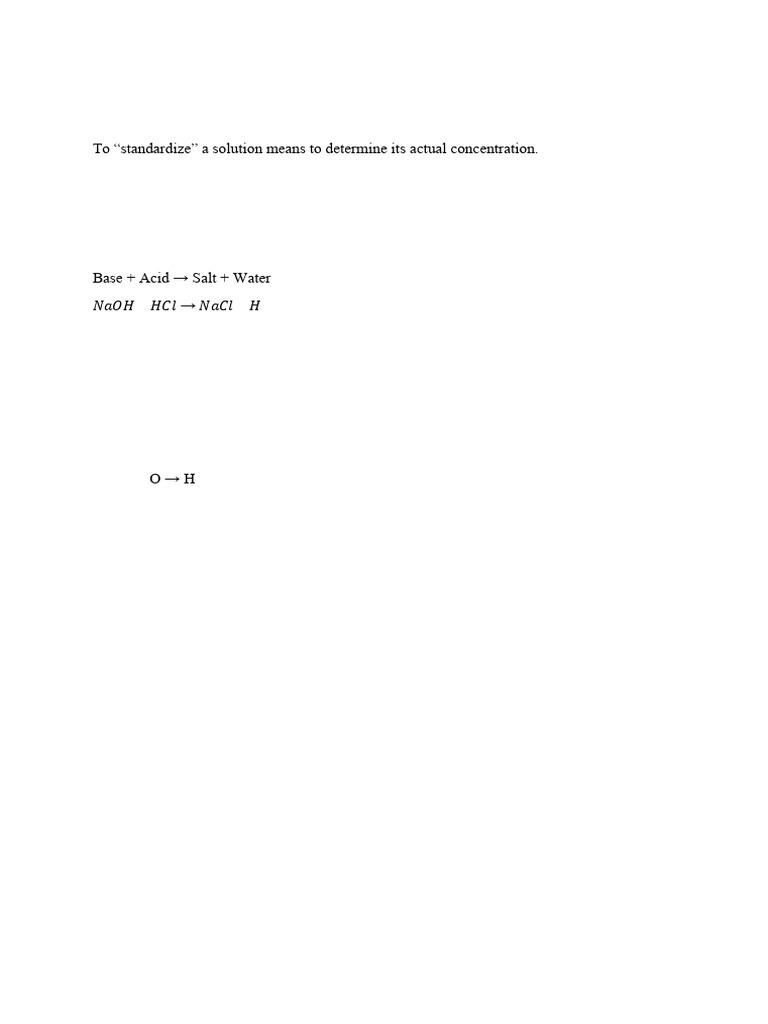 Chemistry PBA guide | PDF | Titration | Chemistry