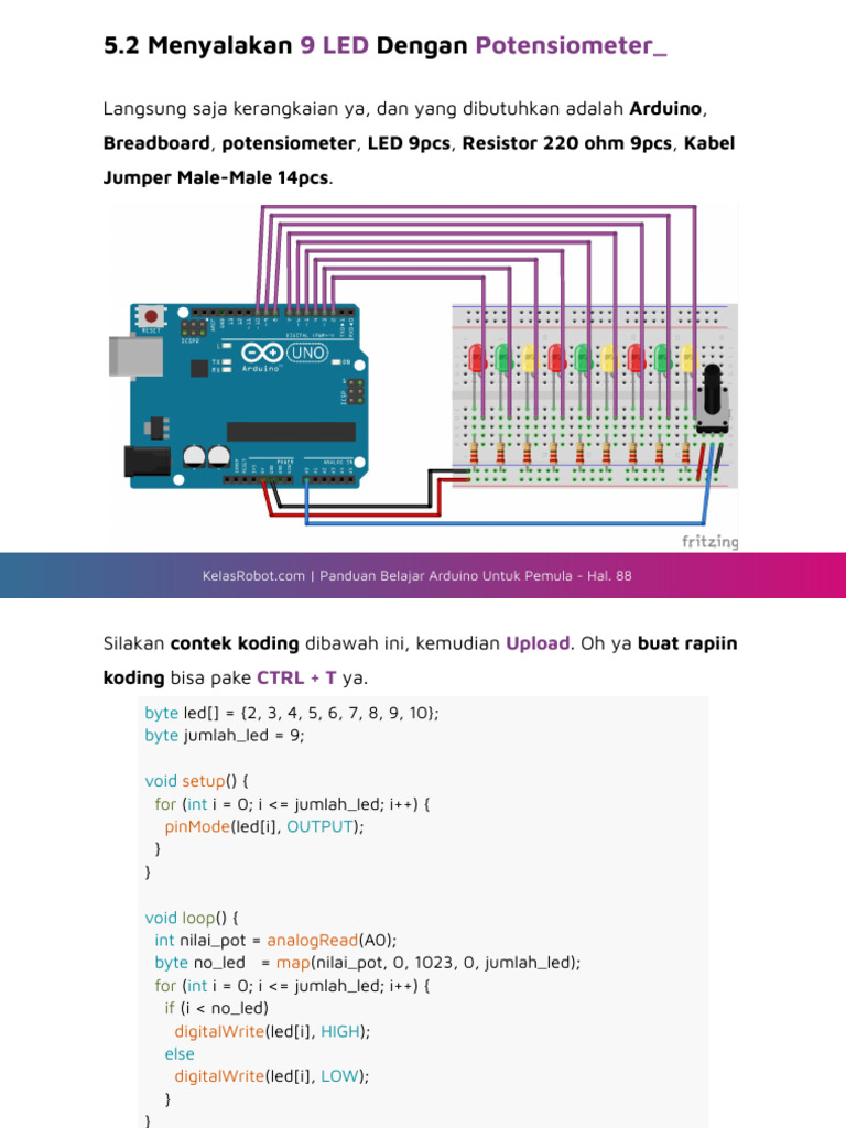 Panduan Belajar Arduino Untuk Pemula Kelas Robot 88 91 | PDF | Komputer