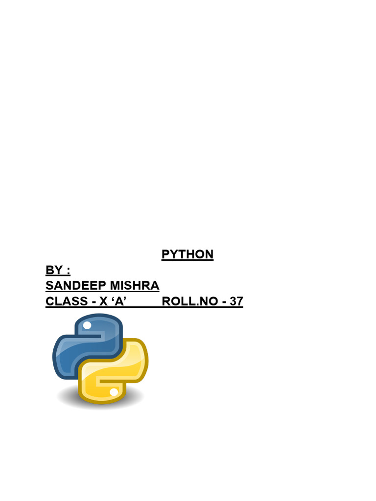 Python Word File 10 A | PDF