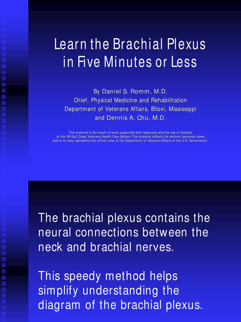 Brachial Plex How To | PDF
