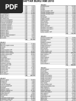 Daftar Harga Buku