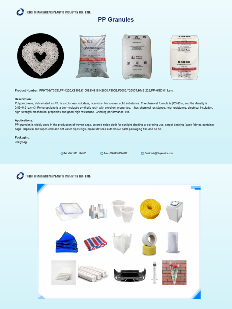 Polypropylene, HDPE, LDPE, LLDPE Overview | PDF | Polyethylene ...