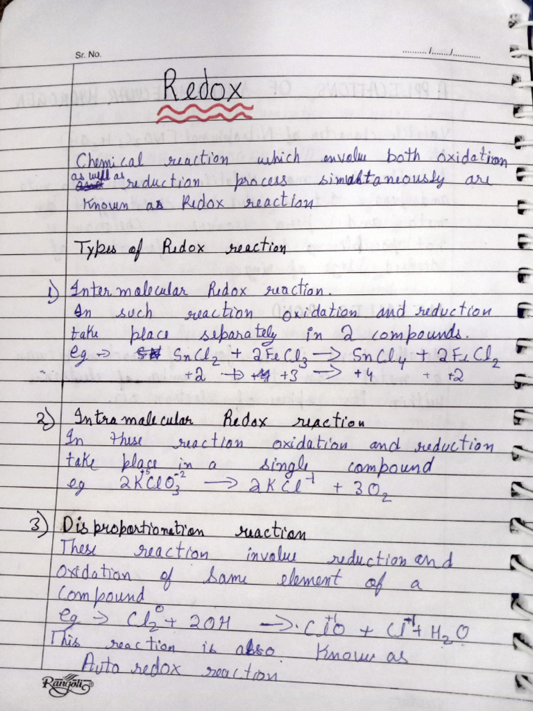 CH Redox | PDF