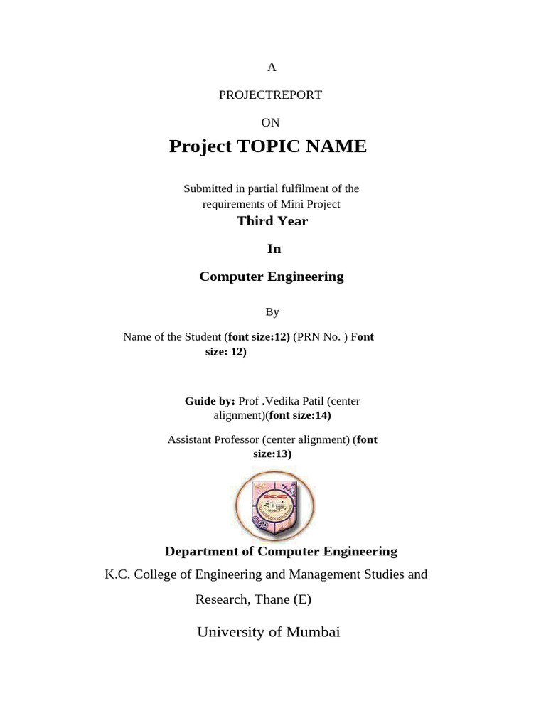 Project Report on Computer Engineering | PDF | Methodology | Software