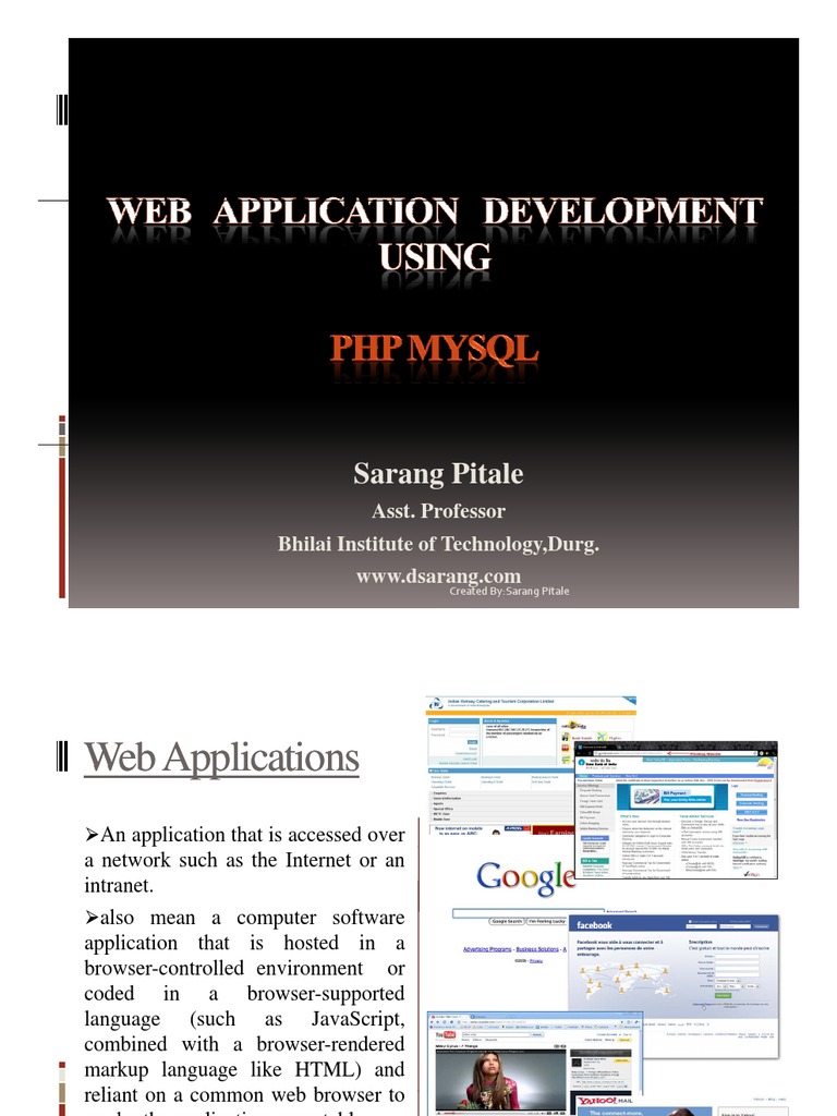 Web Application Development | PDF