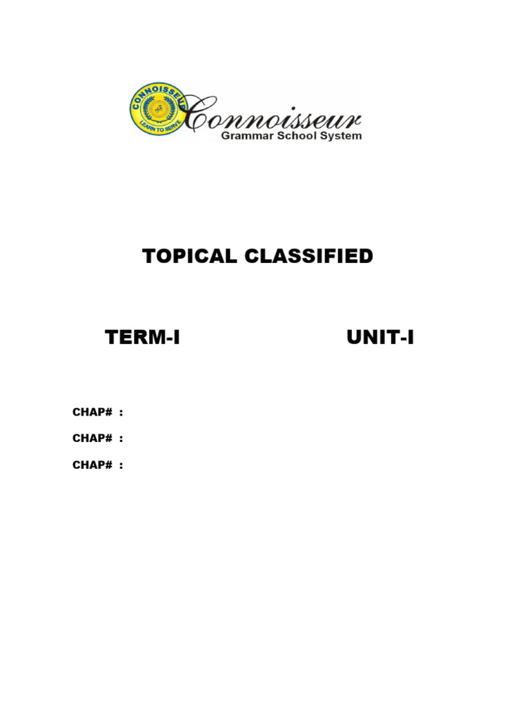 O'1 Math Topical Term 1 Unit 1, Unit 2 | PDF | Prices | Significant Figures