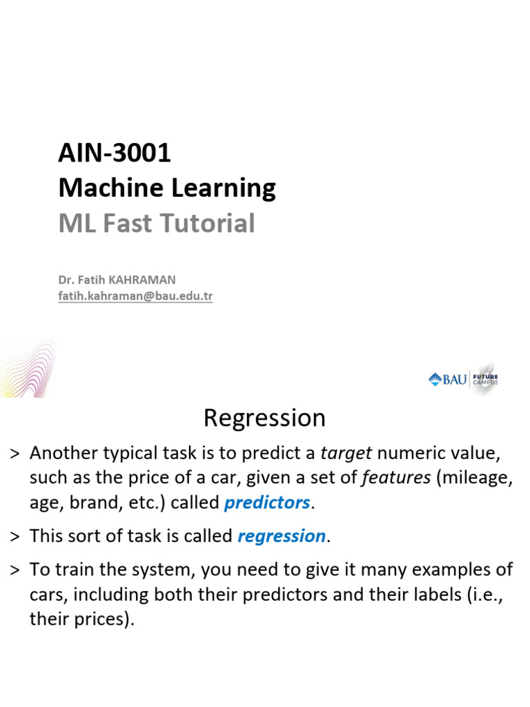 Machine Learning Essentials | PDF | Machine Learning | Support Vector ...