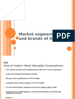 Market Segmentation and Brands of Itc