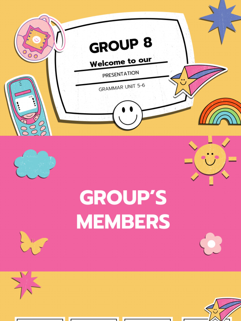 Group 8 Presentation Grammar U5-6 | PDF
